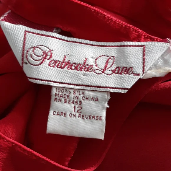 Vintage Silk Blouse - Picture 3 of 3